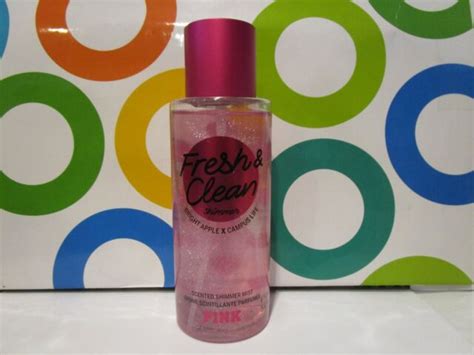 VICTORIA'S SECRET ~ PINK FRESH & CLEAN SCENTED SHIMMER MIST ~ 8.4 OZ UNBOXED | eBay