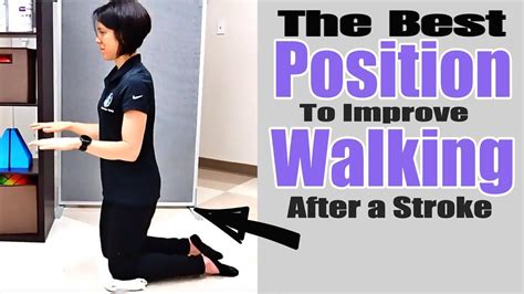 Exercise after stroke: Tall kneeling - YouTube Stroke Therapy, Hand ...