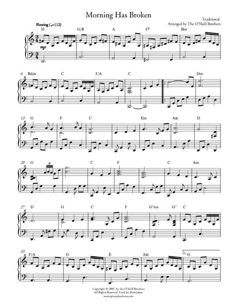 Morning Has Broken | Sheet Music | Preview, Download, Play