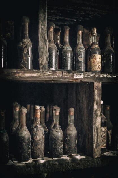 Premium Photo | Old bottles of wine