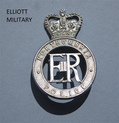 Northumbria Police Badge - Elliott Military