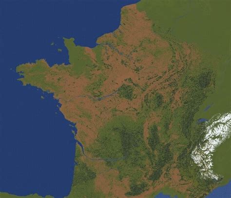 FRANCE MAP [22k by 22k] HD - Realistic - Free download - 1.16.2 1.20.2 ...