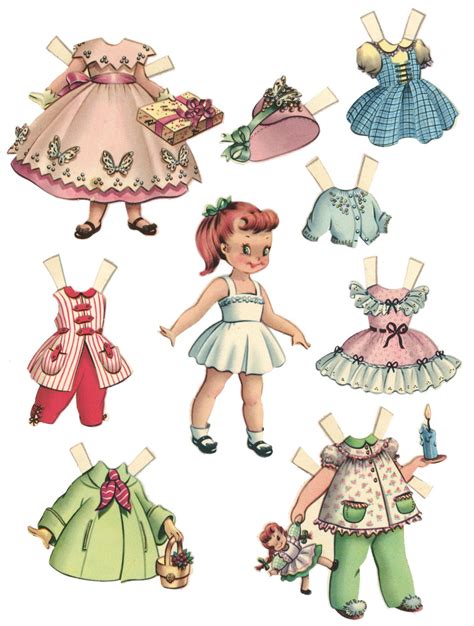 Vintage Images: Paper Dolls | Bonecas de papel vintage, Papel para ...