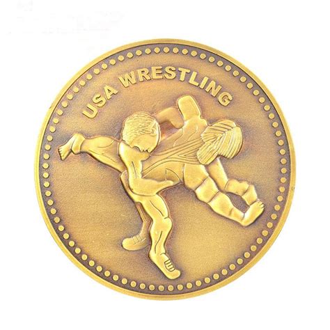 Coin Brass Blank Stamping Custom Engraved Metal Sports Coin - COINS