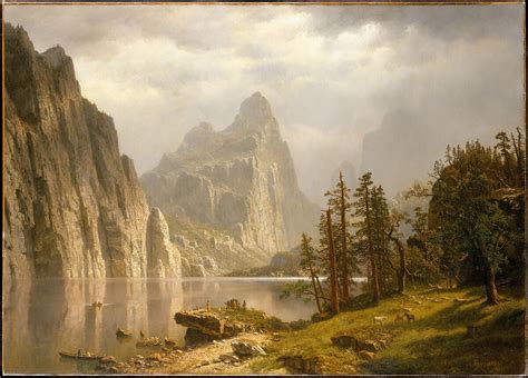 Albert Bierstadt | Merced River, Yosemite Valley | American | The ...