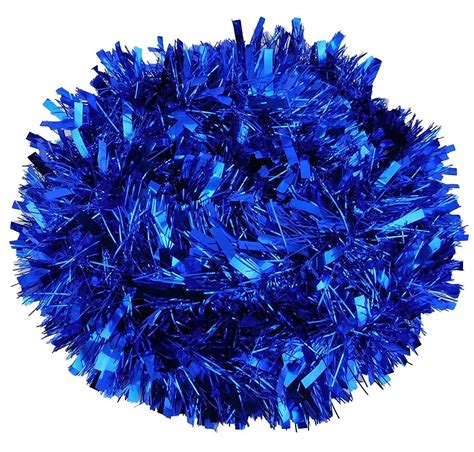 Luxury blue tinsel. (6ft) #Tinsel #ChristmasDecor #Christmas #ChristmasIdeas #Partyngifts