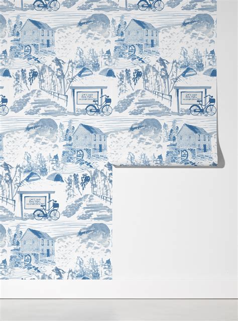 Brewster Coastal Collection Wallpaper - Etsy