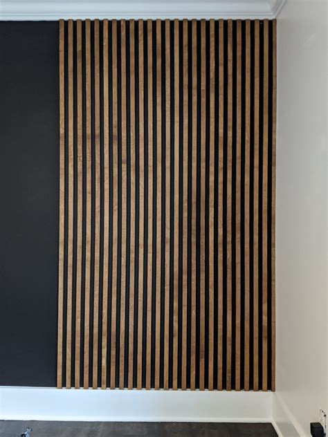 HOW TO MAKE AN AFFORDABLE WOOD SLAT WALL - Simply Aligned Home