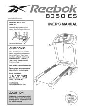 Reebok 8050 Es Treadmill Manual