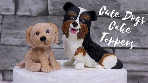 Cute Dogs Cake Toppers - YouTube