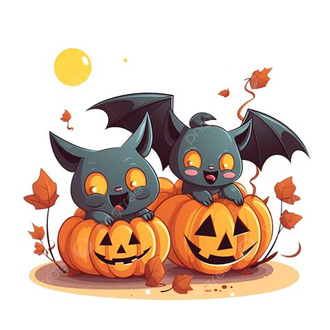 Halloween Vampire Bat, Halloween, Bat, Pumpkin PNG Transparent Clipart Image and PSD File for ...