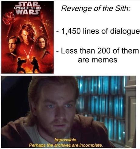 Revenge of the sith = memes : r/PrequelMemes