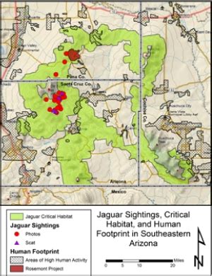 Jaguar Habitat Map