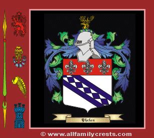 Phelan family crest and meaning of the coat of arms for the surname ...