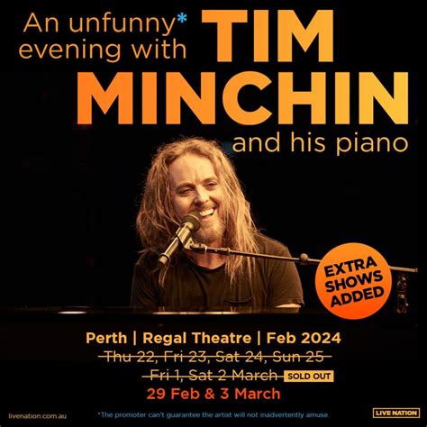 An unfunny evening with Tim Minchin and his piano