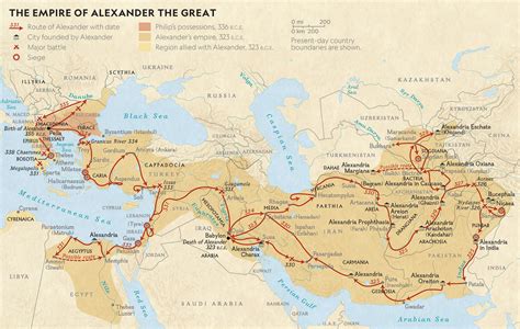 The Empire of Alexander The Great : r/MapPorn