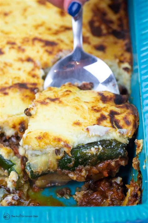 BEST Vegetarian Moussaka Recipe - The Mediterranean Dish