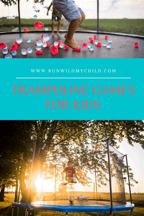 30+ Fun Trampoline Games and Activities for Kids • RUN WILD MY CHILD