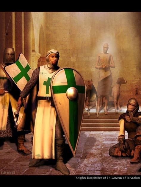 Knights Hospitaller of St. Lazarus of Jerusalem | Saint lazarus, Knights hospitaller, Crusader ...