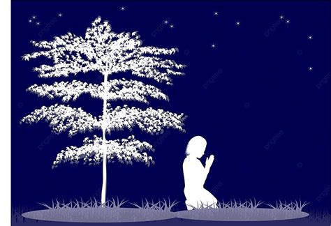 Prayer Silhouette Wallpaper Religion Prayer Vector, Wallpaper, Religion, Prayer PNG and Vector ...