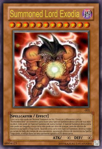 Imagem - Summoned Lord Exodia.png | Yu-Gi-Oh! Wiki | FANDOM powered by Wikia