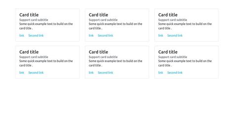 bootstrap card grid