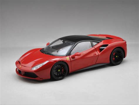 Bburago 1:18 Ferrari 488 GTB Diecast Model Roadster Car New in Box Contemporary Manufacture ...