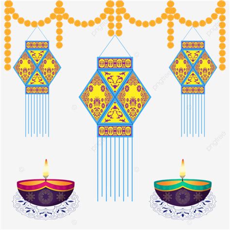 Diwali Akash Kandil With Diya For Decoration, Akash Kandil, Designed ...