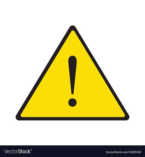 Attention sign Royalty Free Vector Image - VectorStock