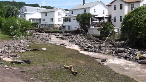 Plymouth Pennsylvania Flood Damage 7_3_11 Coal St. Flat Road Prospect St. - YouTube