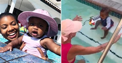 Gabrielle Union's Daughter, Kaavia James, Swimming | POPSUGAR Family