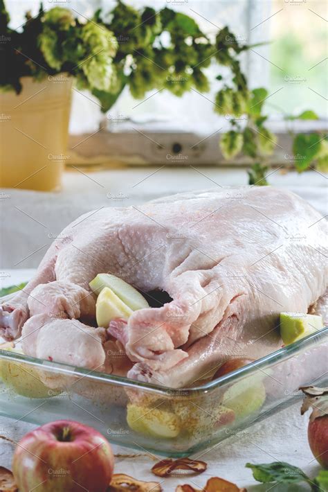 Uncooked goose containing goose, raw, and meat | High-Quality Food Images ~ Creative Market