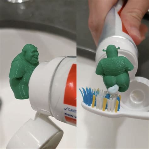 Shrek Pooping Toothpaste Stl