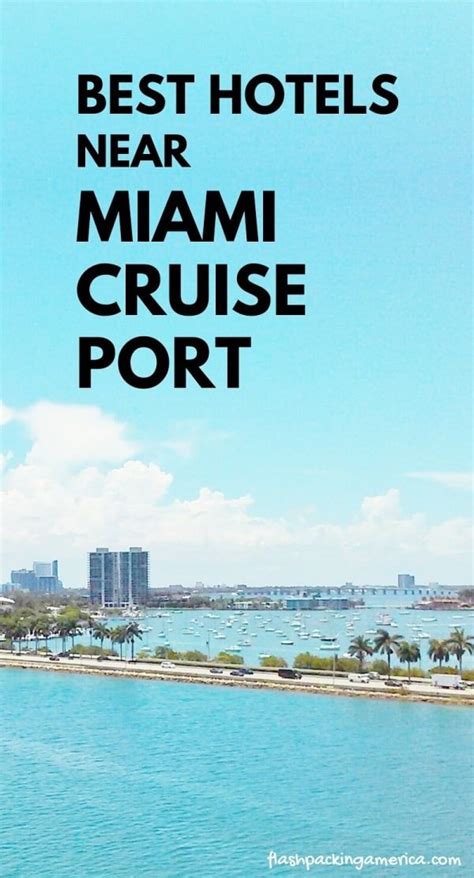 Best Miami hotels ABSOLUTELY nearest to Miami cruise port (Port Miami + Dodge Island) 🌴⚓ Florida ...