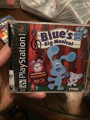 Blues Clues Big Musical Game (Sony Playstation 1 PS1) COMPLETE IN BOX ...