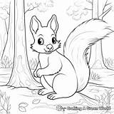 Squirrel Coloring Pages  Free & Printable sketch template
