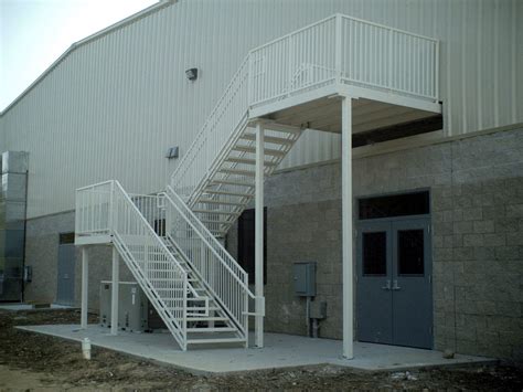 Panel Built Prefab Metal Stairs Create Custom Stair Solutions for A Variety of Environments ...