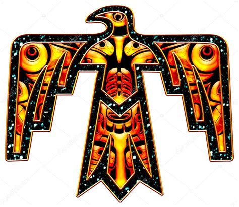 Sacred Thunderbird - native american symbol — Stock Photo © lavalova ...