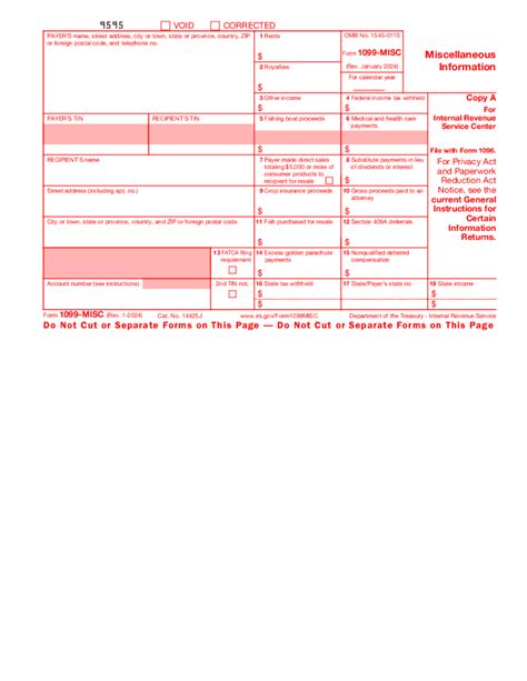 Irs form 1099 misc 2024 - Fill online, Printable, Fillable Blank