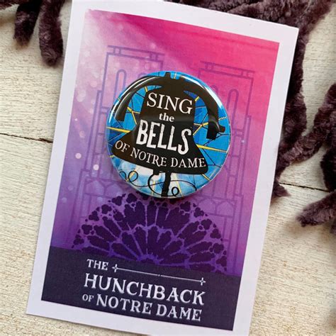 HUNCHBACK of Notre Dame, Sing the Bells of Notre Dame Inspired Pin ...