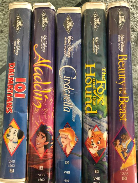 Black Diamond Disney VHS Tapes