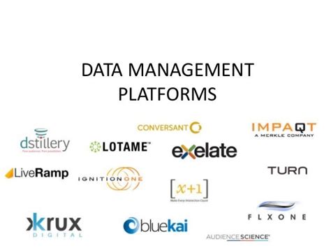 Understanding Data Management Platforms (DMP)