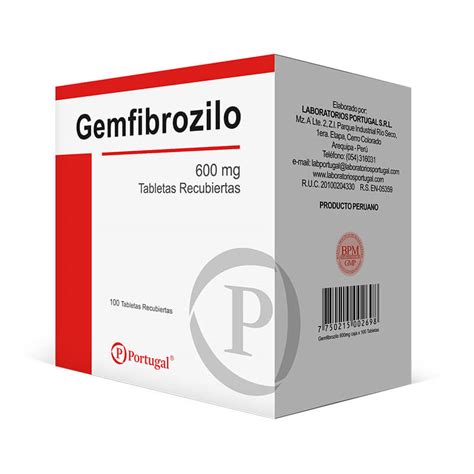 Gemfibrozil Tab Rec 600 Mg - MVGA + Pharma