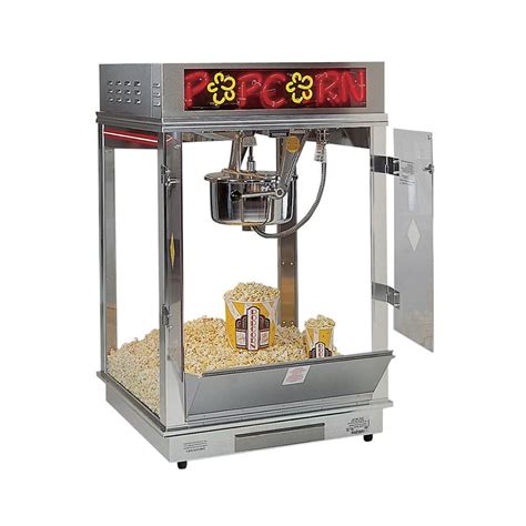 Gold Medal 2023E Astro Pop 16 Popcorn Machine w/ 16 oz Unimaxx Kettle ...