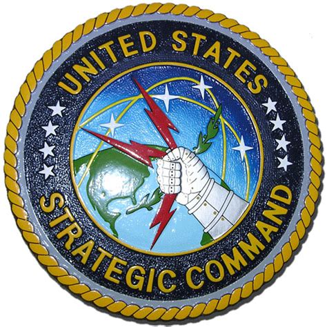 U.S. Strategic Command (USSTRATCOM) Seal wooden plaques & podium logos