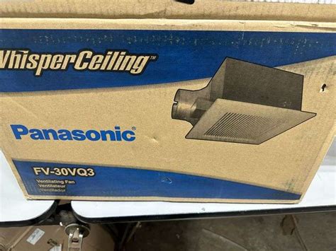 Panasonic Whisper Ceiling Ventilating Fan - Lambrecht Auction, Inc.