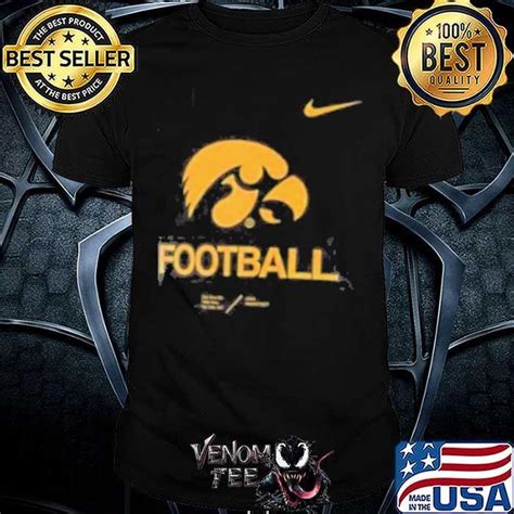 Nike Iowa Hawkeyes Football Shirt - Ironmantee Premium ™ LLC