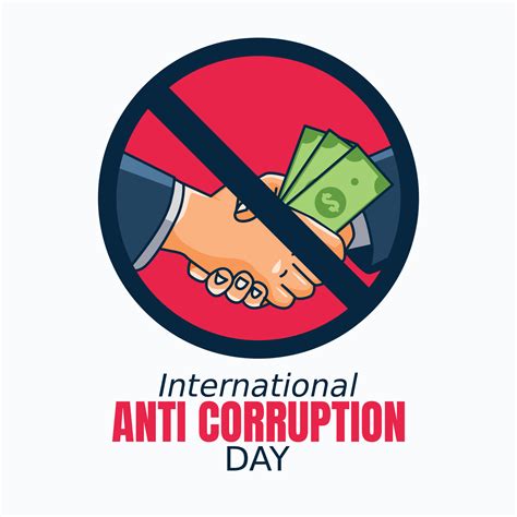 International Anti Corruption Day Vector Illustration. Suitable for greeting card poster and ...