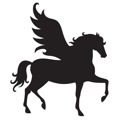 Pegasus Silhouette at GetDrawings | Free download