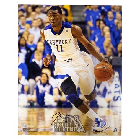 John Wall Autographed Kentucky Wildcats 16x20 Photo - Fanatics | Steel ...